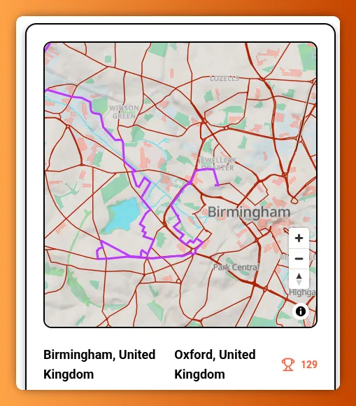 Birmingham route